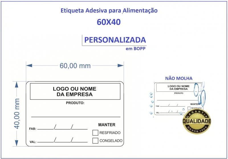 Imagem ilustrativa de Etiqueta Adesiva Bopp