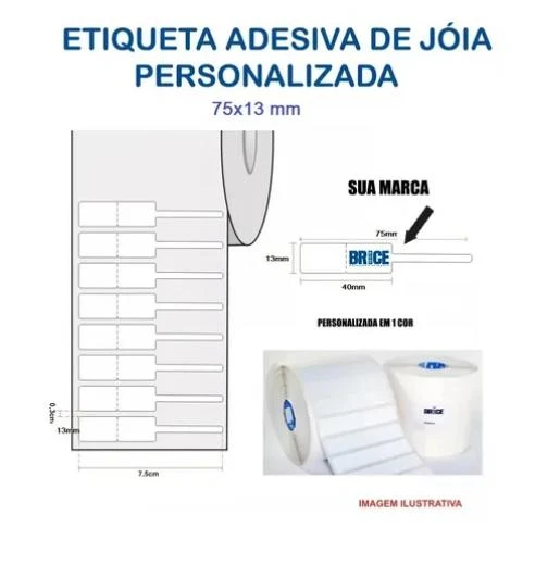 Imagem ilustrativa de Rolo De Etiqueta 75x13